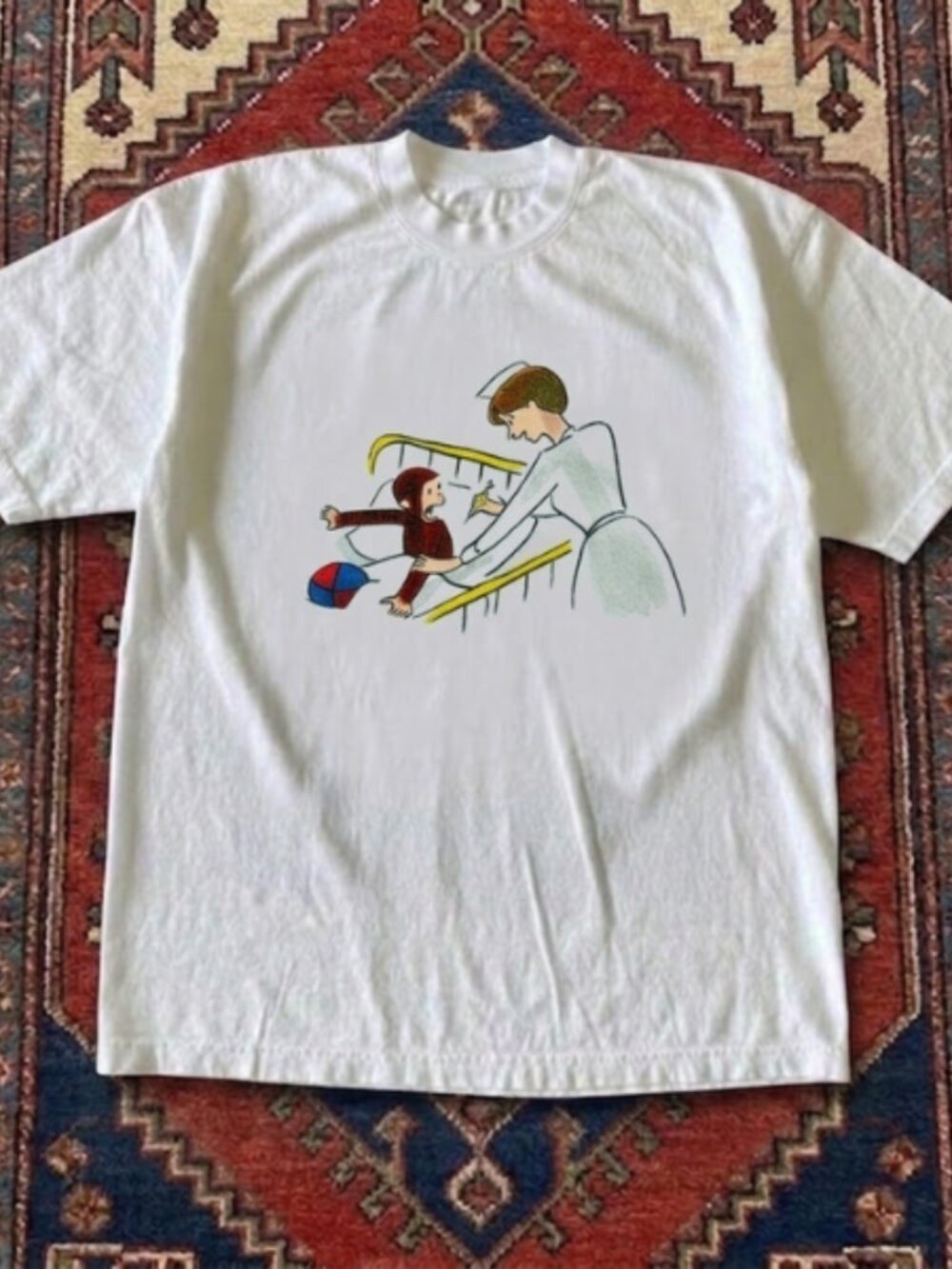 Curious George & Nurse Graphic Tee